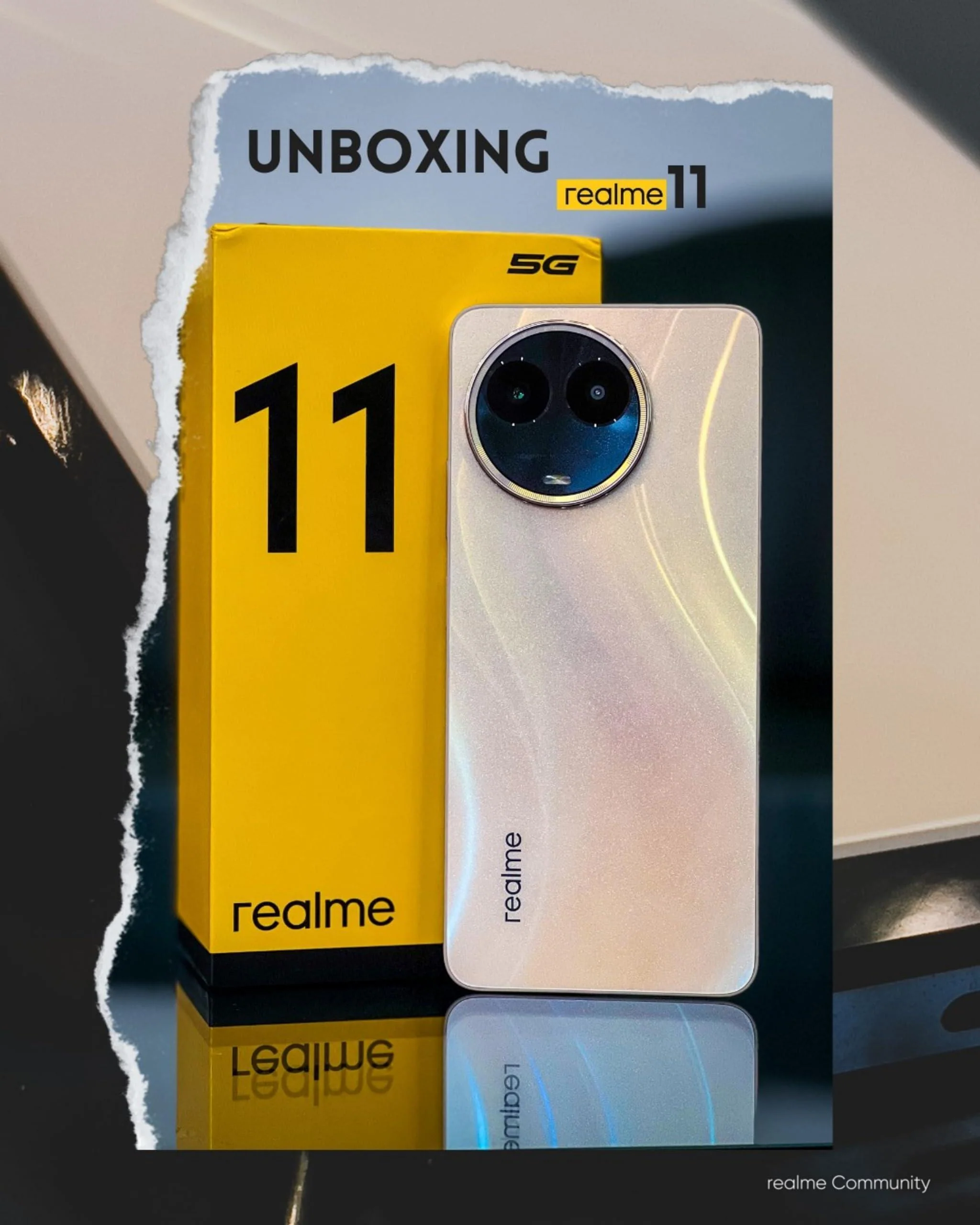 realme 11 5G (Glory Gold, 8GB RAM, 256GB Storage) | Dynamic Ultra Smooth Display | Up to 8GB+8GB Dynamic RAM | 108MP 3× Zoom | 16MP Selfie Camera | Dimensity 6100+ 5G Processor | 67W SUPERVOOC Charge - Image 2