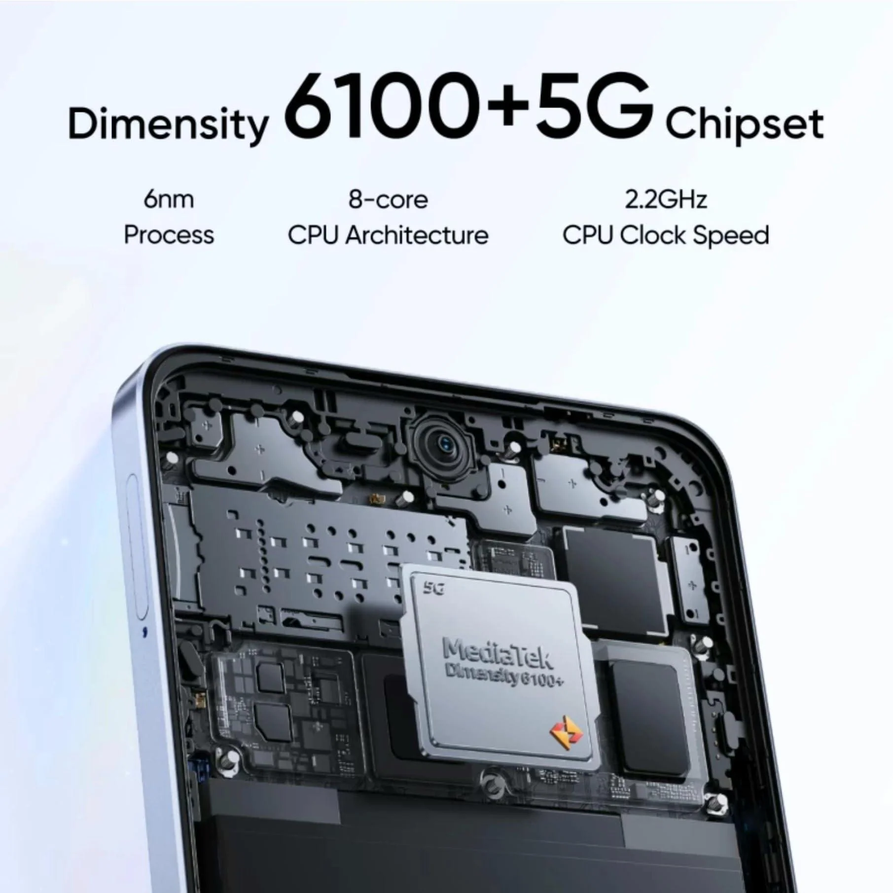 realme 11x 5G (Purple Dawn, 8GB RAM, 128GB Storage)| Upto 2TB Expandable | 6.72" Full HD+ LCD Display | 64MP+ 2MP | 8MP Camera | Dimensity 6100+ Processor Preowned - Image 5