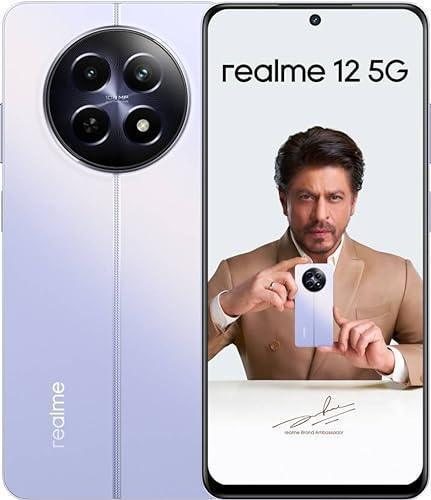 realme 12 5G (Twilight Purple, 8GB RAM 128 GB Storage) | 108 MP 3X Zoom Portrait Camera | Trendy Watch Design | 45 W SUPERVOOC Charge | 5000 mAh Massive Battery | Dual Stereo Speakers | Dynamic Button - Image 2