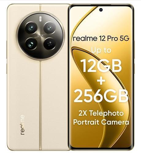 realme 12 Pro 5G (Navigator Beige, 8GB RAM 256 GB Storage) Refurbished Mobile
