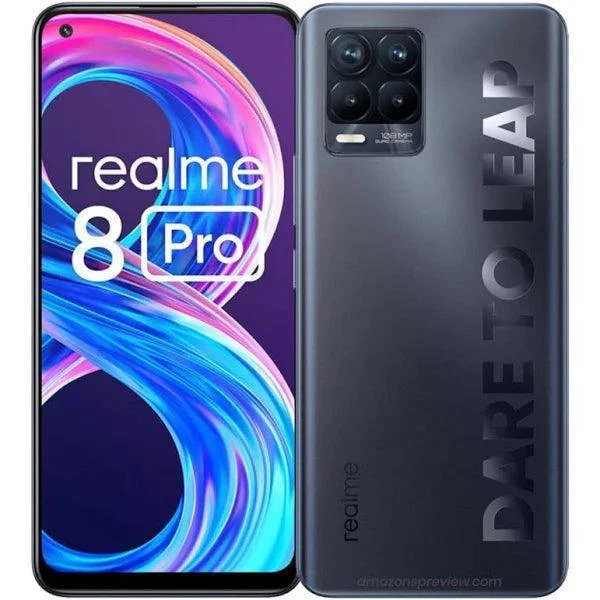 Realme 8 Pro (128GB) Black - Renewed