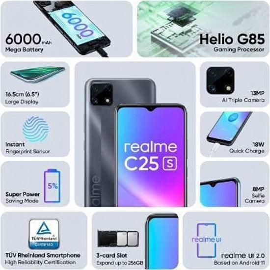 realme C25S (Watery Grey, 4GB RAM, 128GB Storage) Refurbished - Image 9