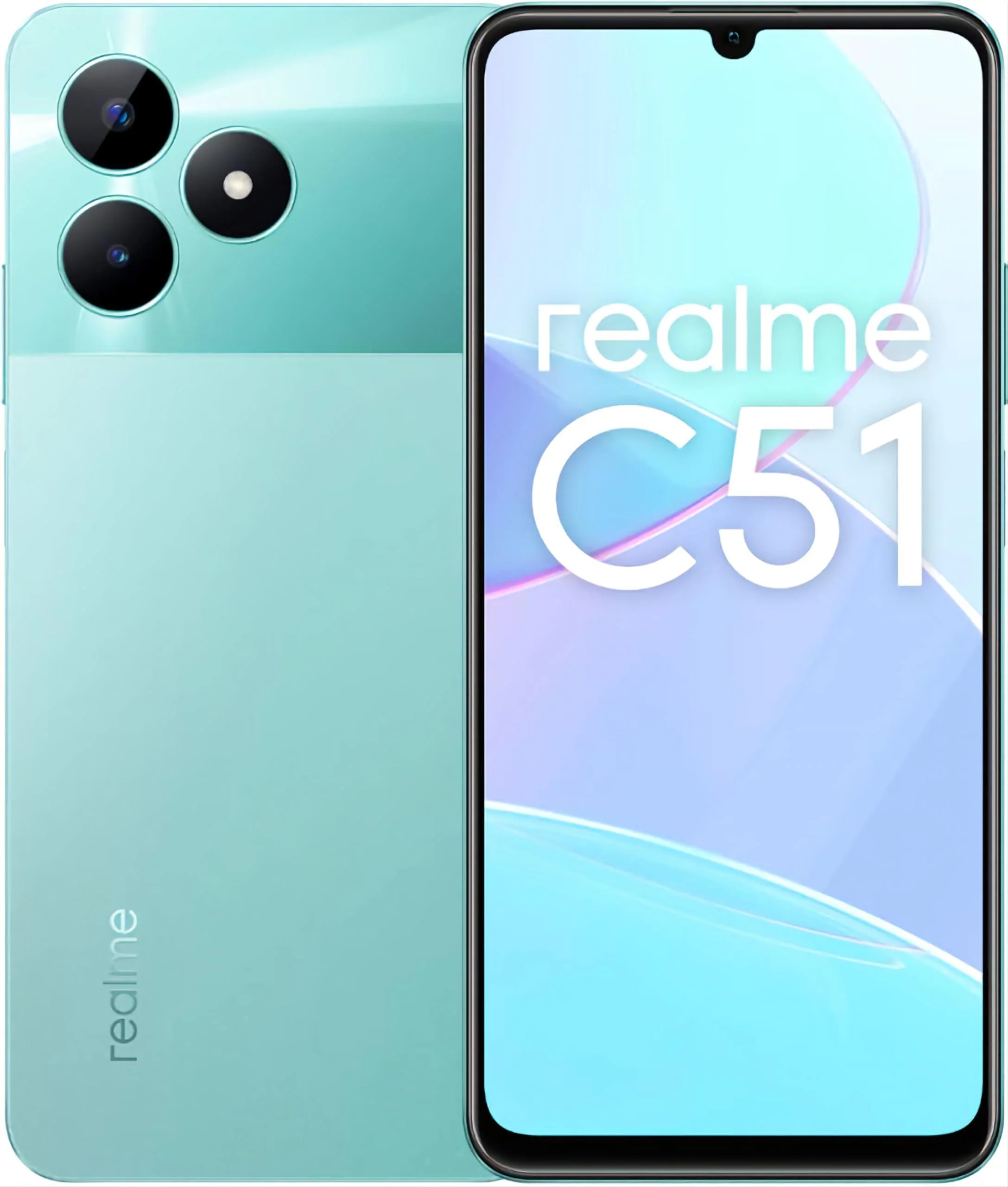 realme C51 (Mint Green, 4GB RAM, 128GB Storage) | Upto 8GB Dynamic RAM Refurbished