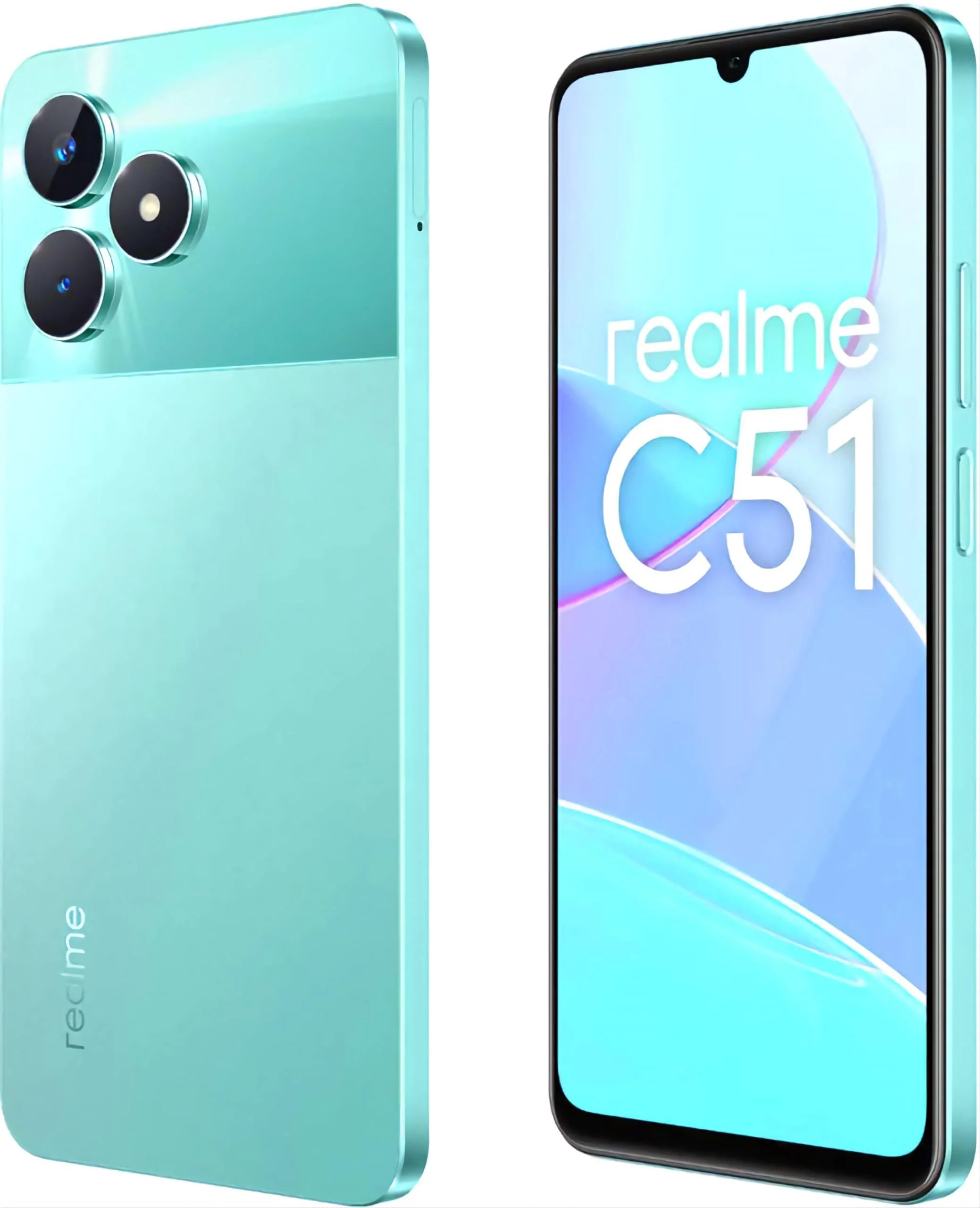 realme C51 (Mint Green, 4GB RAM, 128GB Storage) | Upto 8GB Dynamic RAM Refurbished - Image 4