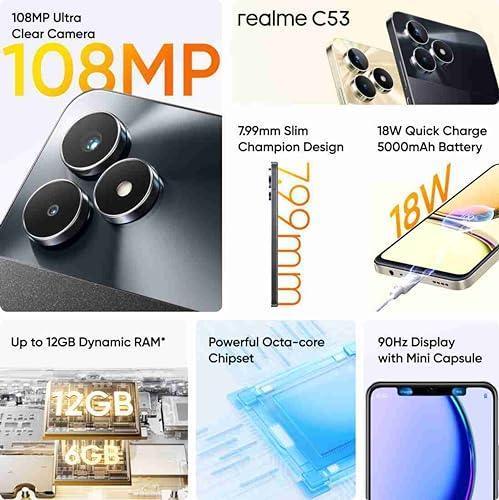 realme C53 (Champion Black, 4GB RAM, 128GB Storage) Used - Image 9