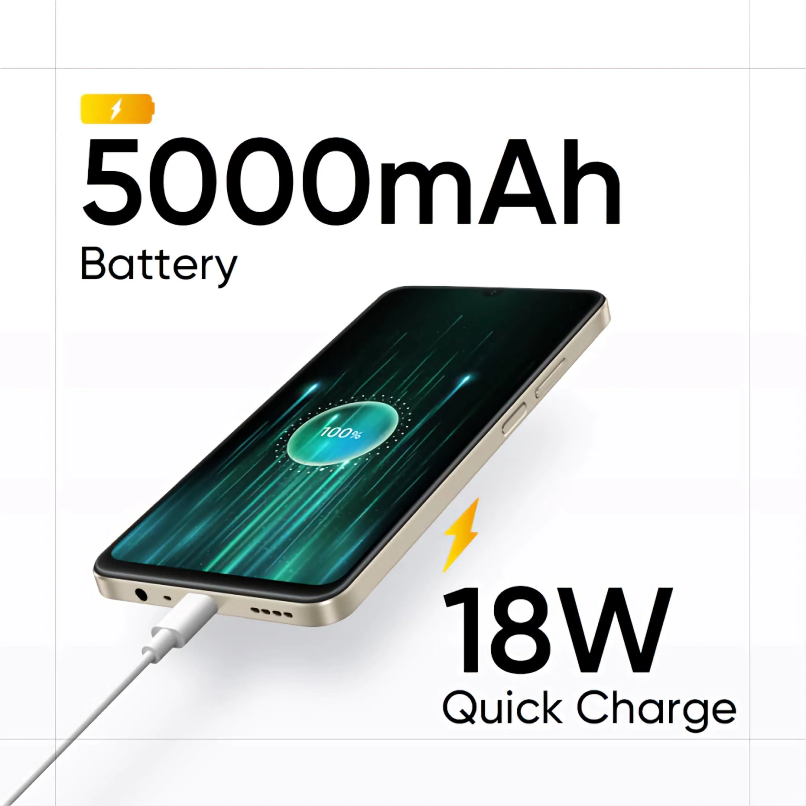 Realme C53 (Champion Gold, 6GB RAM, 128GB Storage) Refurbished - Image 7