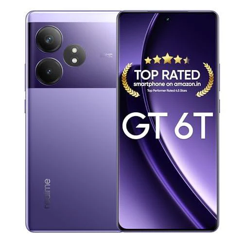 realme GT 6T 5G (Miracle Purple,12GB RAM+256GB Storage) Refurbished