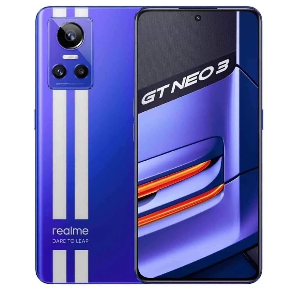 realme GT Neo 3 - 256GB - Nitro Blue (Dual SIM) Refurbished