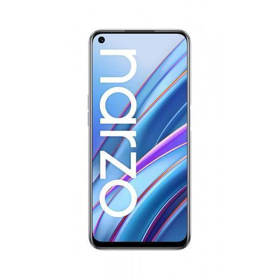 realme narzo 30 (Racing Sliver, 4GB RAM, 64GB Storage) Preowned
