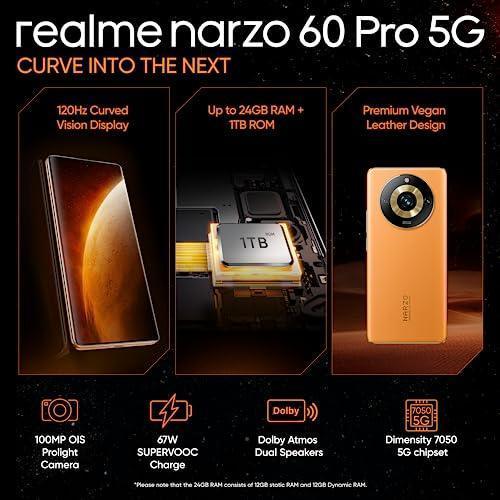 realme narzo 60 Pro (Mars Orange,8GB+128GB) MediaTek Dimensity 7050 Refurbished - Image 4
