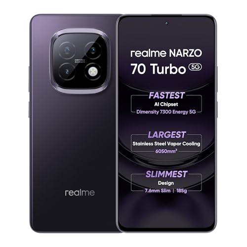 realme NARZO 70 Turbo 5G (Turbo Purple,12GB RAM, 256GB Storage) Refurbished