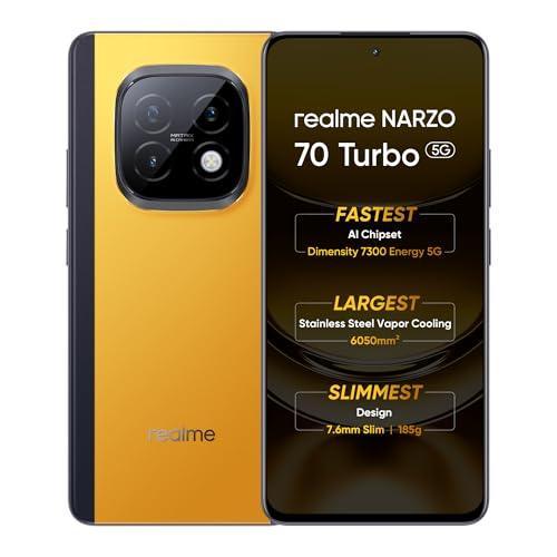 realme NARZO 70 Turbo 5G (Turbo Yellow, 8GB RAM, 128GB Storage) Refurbished