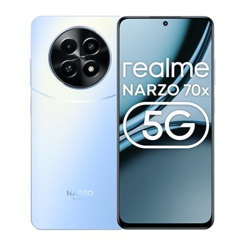 realme NARZO 70x 5G (Ice Blue, 6GB RAM,128GB Storage)|120Hz Ultra Smooth Display Preowned