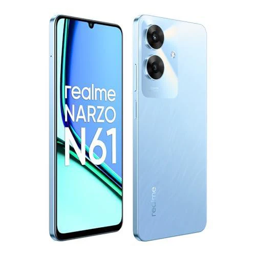 realme NARZO N61 (Voyage Blue,6GB RAM+128GB Storage) 90Hz Eye Comfort Display Refurbished - Image 4