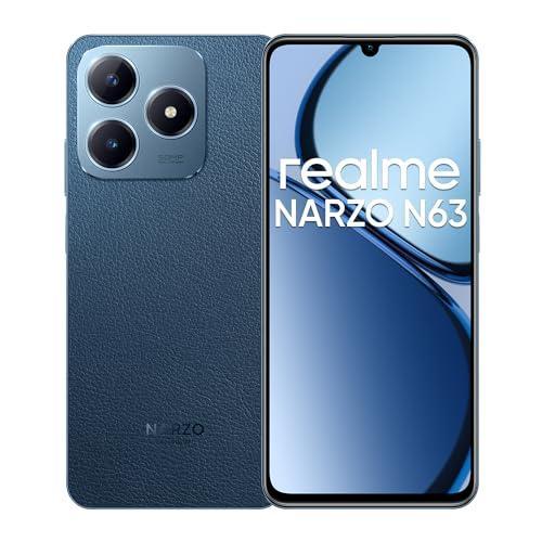 realme NARZO N63 (Leather Blue, 4GB RAM+128GB Storage) 45W Fast Charge | 5000mAh Durable Battery Preowned