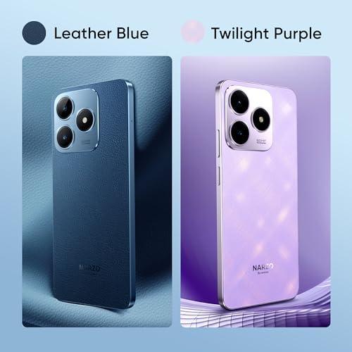 realme NARZO N63 (Leather Blue, 4GB RAM+64GB Storage) 45W Fast Charge Refurbished - Image 2