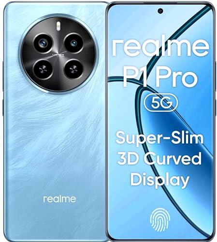 realme P1 Pro 5G (Parrot Blue, 8GB RAM, 256GB Storage) | Up to 16 GB Dynamic RAM Refurbished