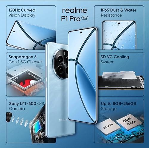 realme P1 Pro 5G (Parrot Blue, 8GB RAM, 256GB Storage) | Up to 16 GB Dynamic RAM Refurbished - Image 19