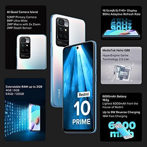 Redmi 10 Prime (Bifrost Blue 6GB RAM 128GB ROM |Helio G88 with extendable RAM Upto 2GB |FHD+ 90Hz Adaptive Sync Display) - Image 10
