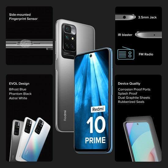 Redmi 10 Prime Black 4GB RAM 64GB Used - Image 4