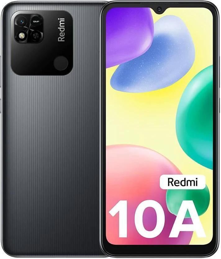 REDMI 10A (CHARCOAL BLACK, 128 GB) (6 GB RAM) Preowned