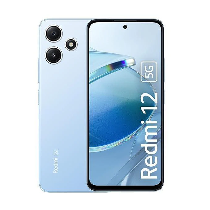 Redmi 12 5G (Pastel Blue, 6GB RAM, 128GB Storage Used