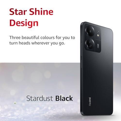 Redmi 13C (Stardust Black, 8GB RAM, 256GB Storage) | Powered by 4G MediaTek Helio G85 | 90Hz Display | 50MP AI Triple Camera - Image 5
