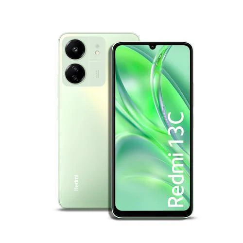 Redmi 13C (Starshine Green, 6GB RAM, 128GB Storage) Preowned