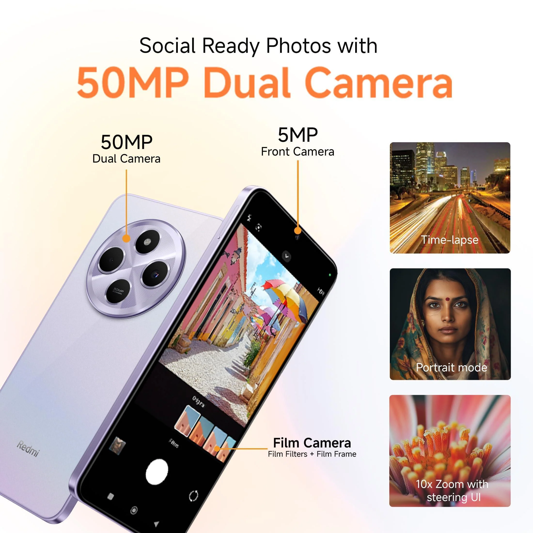 Redmi A4 5G (Starry Black, 4GB RAM, 64GB Storage) | Global Debut SD 4s Gen 2 Preowned - Image 4