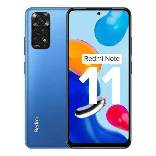 Redmi Note 11 (Horizon Blue, 4GB RAM, 64GB Storage) | 90Hz FHD+ AMOLED Display | Qualcomm® Snapdragon™ 680-6nm | 33W Charger Included