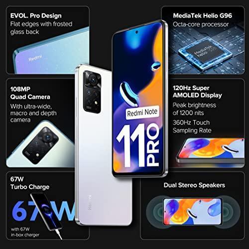 Redmi Note 11 Pro (Phantom White, 8GB RAM, 128GB Storage)| 67W Turbo Charge Preowned - Image 12