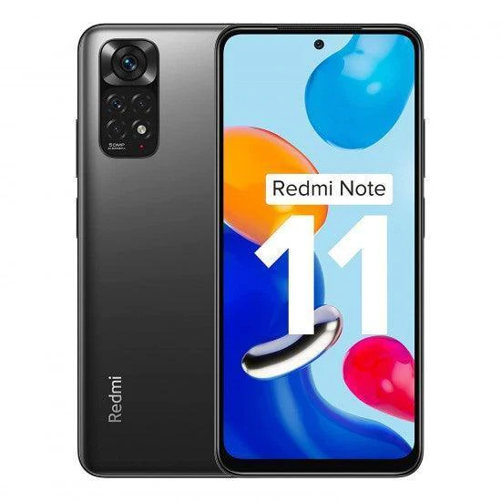 Redmi Note 11 Space Black 4GB RAM 64GB Storage Refurbished
