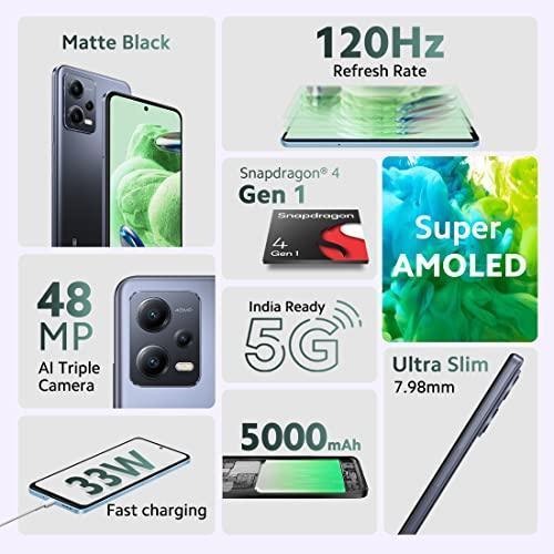 Redmi Note 12 5G (Matte Black,8GB RAM, 256GB Storage) - Image 9