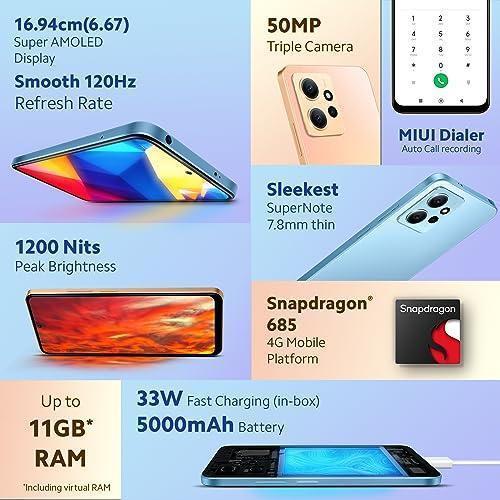Redmi Note 12 (Lunar Black, 6GB RAM, 64GB Storage) - Image 5