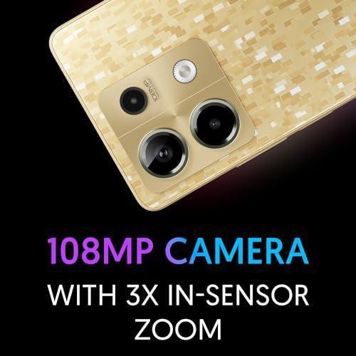 Redmi Note 13 5G (Prism Gold, 12GB RAM, 256GB Storage) | 5G Ready | 120Hz Bezel-Less AMOLED | 7.mm Slimmest Note Ever | 108MP Pro-Grade Camera - Image 2