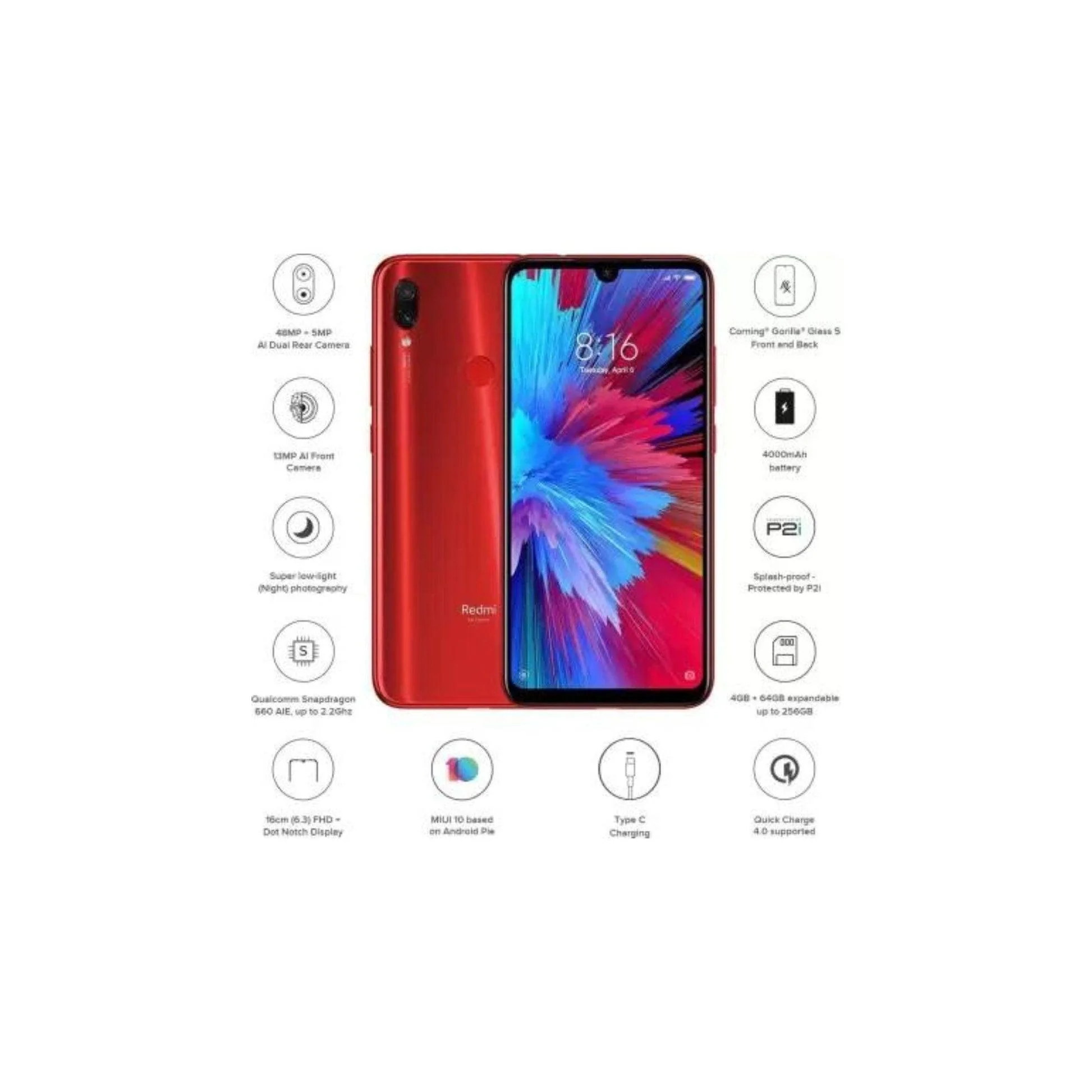 Redmi Note 7S 3/32GB Refurbished - Image 5