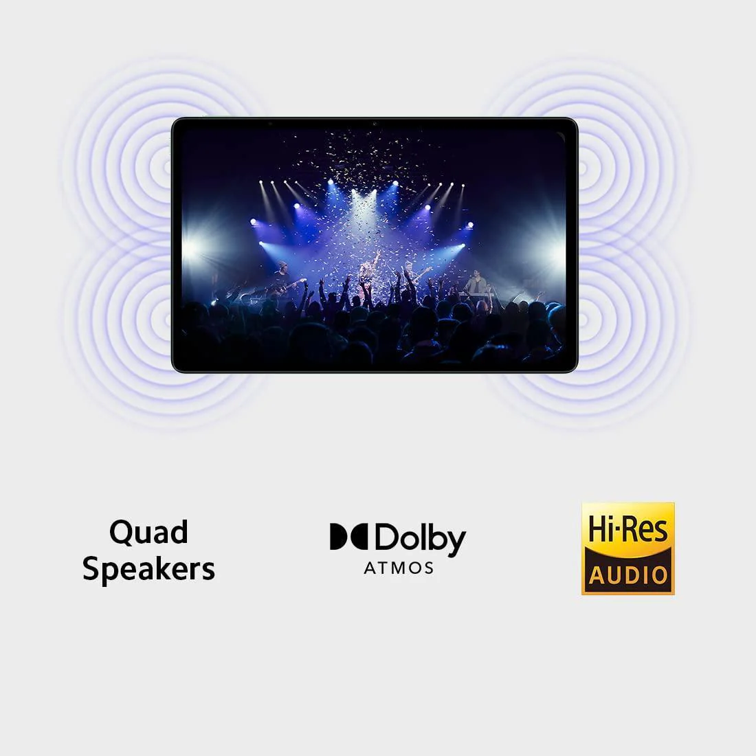 Redmi Pad | MediaTek Helio G99 | 26.95cm (10.61 inch) 2K Resolution & 90Hz Refresh Rate Display | 6GB RAM & 128GB Storage, Expandable up to 1TB | Quad Speaker - Dolby Atmos | Wi-Fi | Graphite Gray - Image 4