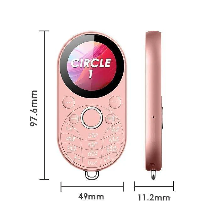 (Refurbished) CX02 Circle 1 Itel Keypad Mobile - Rose Gold - Image 3