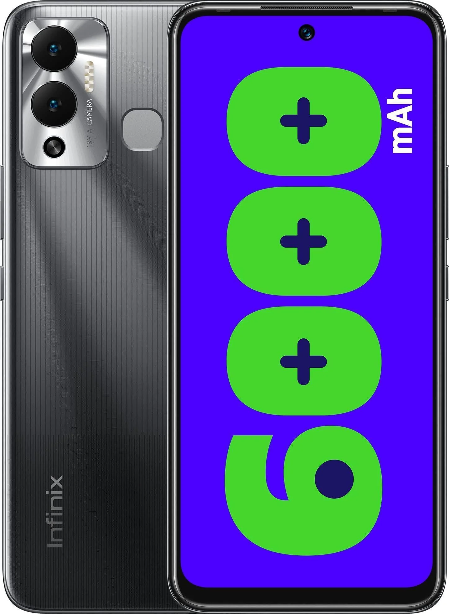 (Refurbished) Infinix HOT 12 Play (Racing Black, 4GB RAM 64GB Storage)