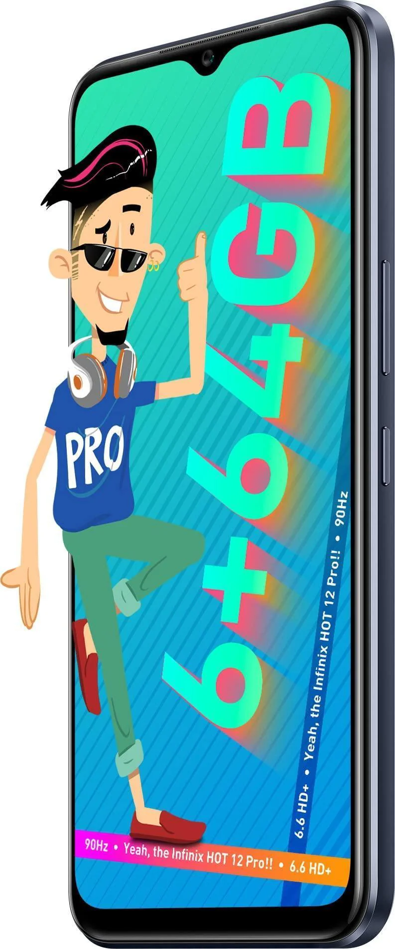 (Refurbished) Infinix Hot 12 Pro (Racing Black, 6GB RAM 64GB Storage) - Image 5