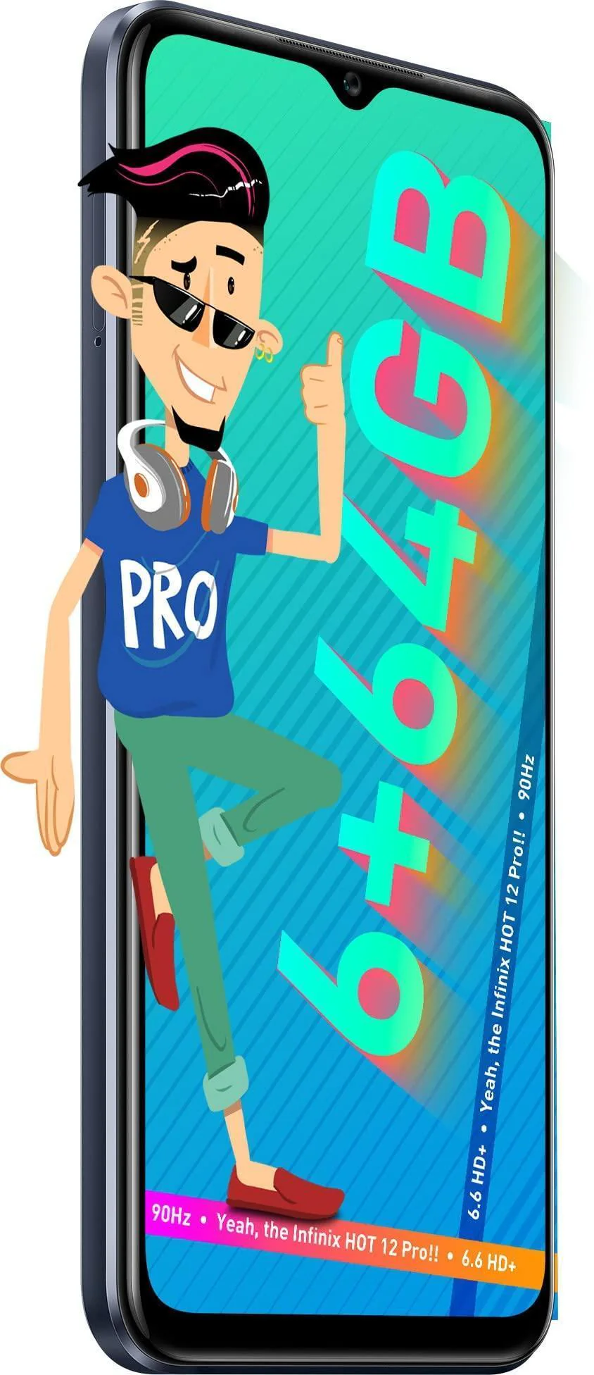 (Refurbished) Infinix Hot 12 Pro (Racing Black, 6GB RAM 64GB Storage) - Image 6