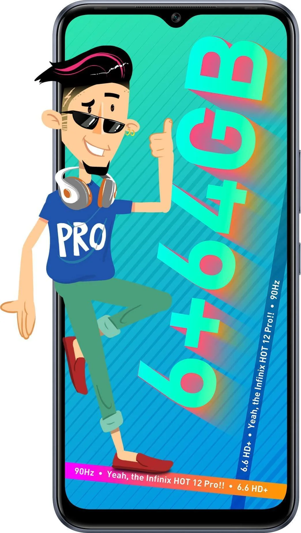 (Refurbished) Infinix Hot 12 Pro (Racing Black, 6GB RAM 64GB Storage) - Image 8