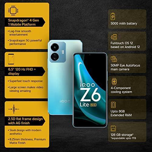 (Refurbished) iQOO Z6 Lite 5G (Stellar Green, 4GB RAM, 64GB Storage) - Image 2