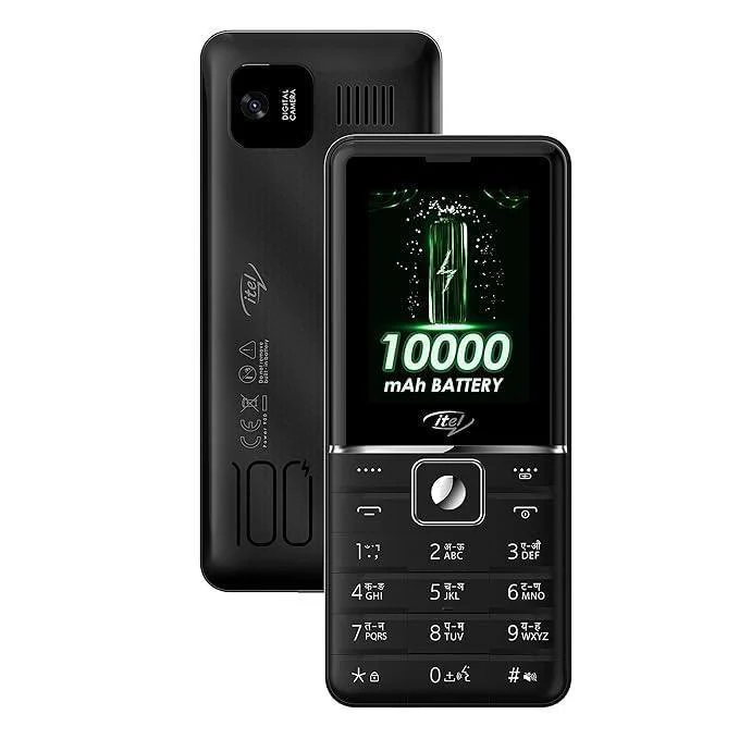 (Refurbished) itel Power 900 Power Bank Mobile Phone,10000 mAh with 7 Months Battery Back up, 10W Charging Support
