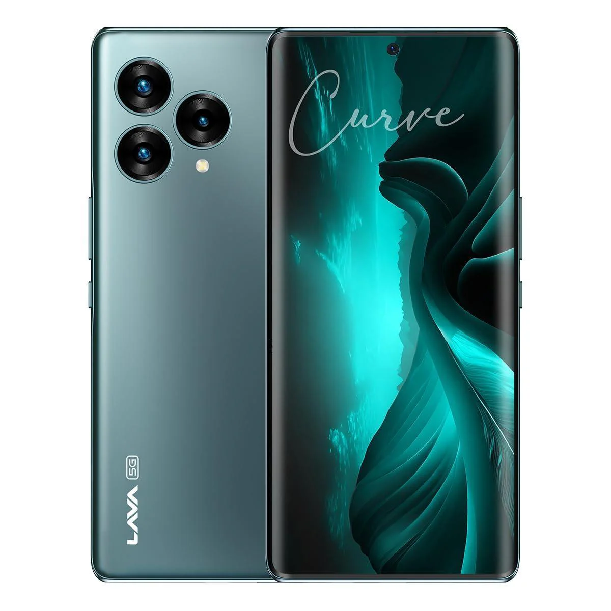 (Refurbished) Lava Blaze Curve 5G (Glass Viridian, 8GB LPDDR5 RAM, UFS 3.1 128GB Storage) | 120Hz Curved Amoled Display
