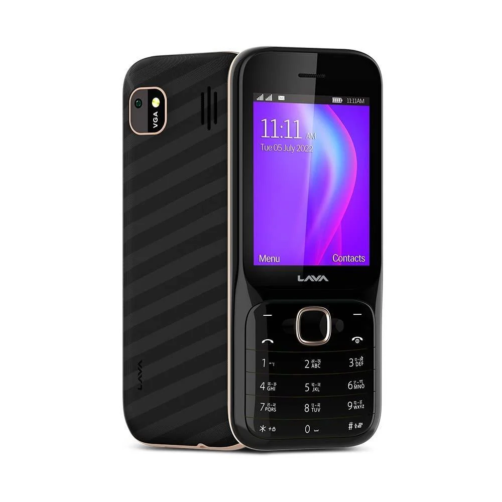 (Refurbished) Lava Gem Power (Black Gold) - Dual sim Keypad Mobile with 2.8 " Big Screen - Image 5