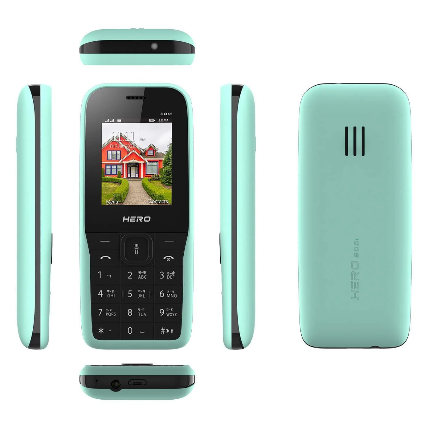 (Refurbished) Lava Hero 600i (Mint Green) with Sleek and Stylish Design, 10 Regional Languages Input Sup - Image 6