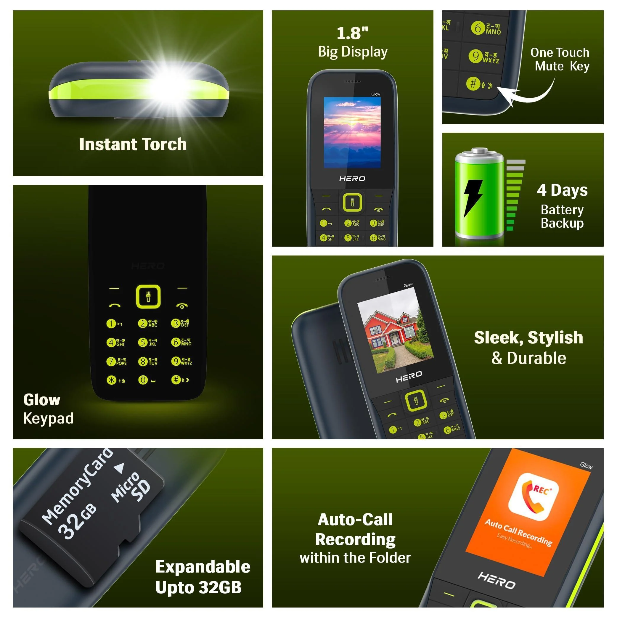 (Refurbished) Lava Hero Glow with Sleek and Stylish Design, 10 Regional Languages Input Support - Image 6
