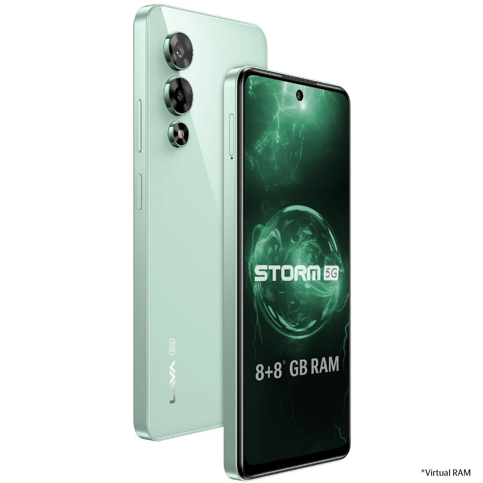 (Refurbished) Lava Storm 5G (Gale Green, 8GB RAM, 128GB ROM) - Image 2