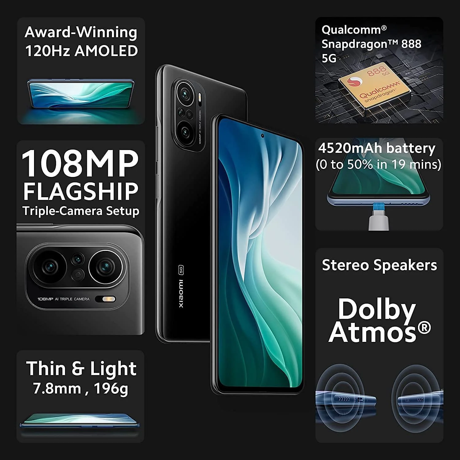 (Refurbished) Mi 11X Pro 5G (Cosmic Black, 8GB RAM, 128GB Storage) | Snapdragon 888 - Image 7